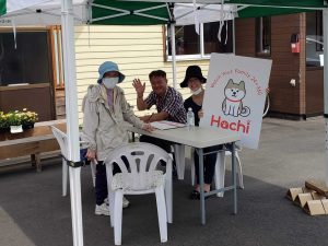 『田山の恵み軽トラ市』にてHachiのお披露目をしてきました！