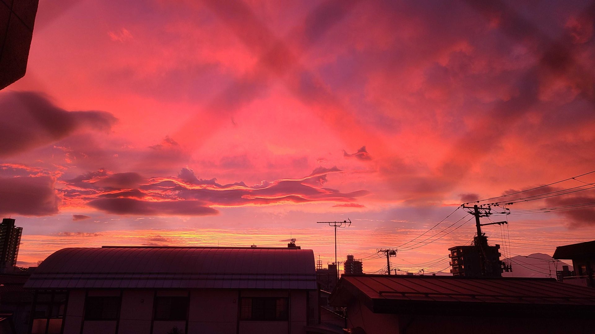 Hachiカラーの夕焼け Ap Tech株式会社